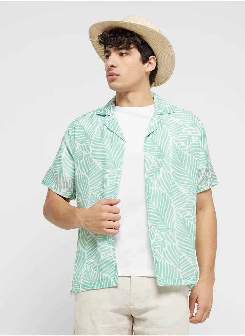 سفنتي فايف Resort Printed Shirt