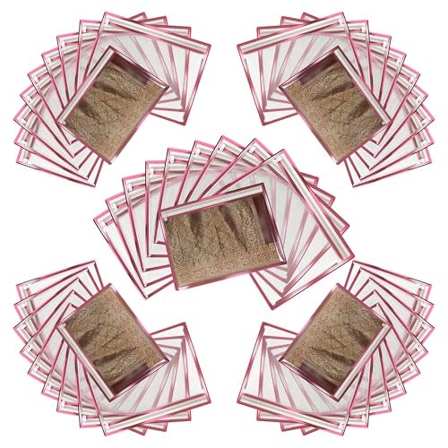 FabPax Premium Saree Cover for Storage & Travel, Transparent Non-Woven Saree Bag with Zipper, Dustproof Wardrobe Organizer for Silk, Designer & Wedding Sarees (36x42 cm) (Pink, Set of 50) - Image 1