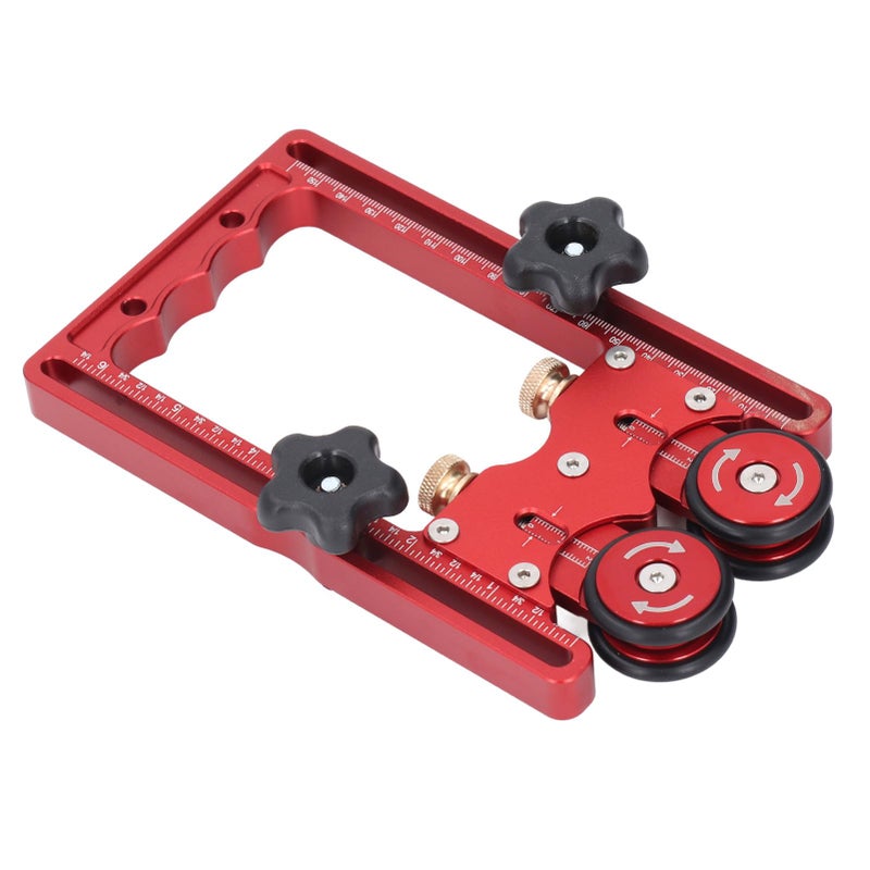 Aluminum Alloy CNC Machined Featherboard with Non Slip Rubber Wheel and One Way Bearing - Image 2
