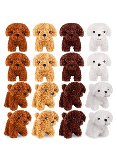 16 Pieces 4 Inches Mini Plush Dogs Stuffed Puppy Dog With Keychain Cute Stuffed Animal Toy Soft Toys Party Favor For Goodie Bag Birthday Party Gifts 4 Colors (Curly Puppy) - pzsku/Z9D76F53A7E3659F9E23FZ/45/_/1688712371/dc7722b7-7a28-4a90-bc5f-29d918fafef3