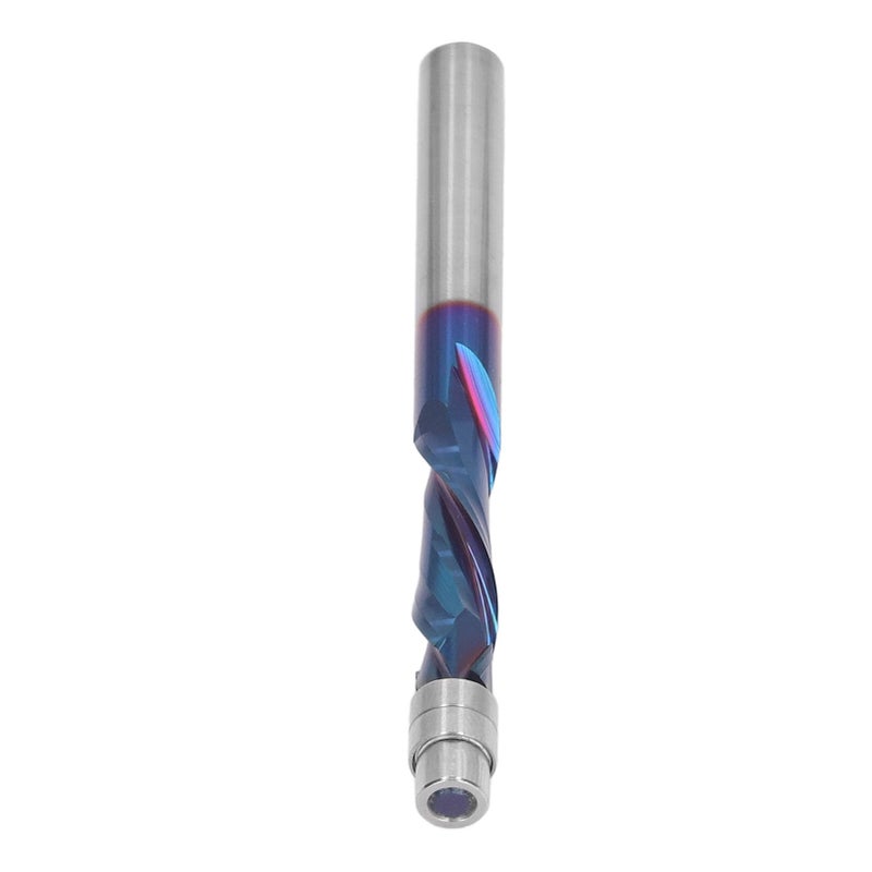 Flush Trim Bit with Bearing 1/4 Inch Shank Spiral Down Cut Carbide Router Bit Woodworking Milling Cutter - Image 4