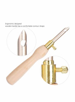 SYOSI Punch Needle Embroidery Kits Adjustable Rug Yarn Punch Needle, Wooden Handle Embroidery Pen,Embroidery Hoops,scissors, Needle Threader, Punch Needle Cloth for DIY Starter Kit  - Image 2
