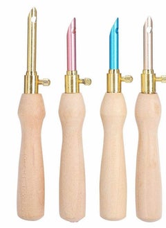 SYOSI Punch Needle Embroidery Kits Adjustable Rug Yarn Punch Needle, Wooden Handle Embroidery Pen,Embroidery Hoops,scissors, Needle Threader, Punch Needle Cloth for DIY Starter Kit  - Image 1