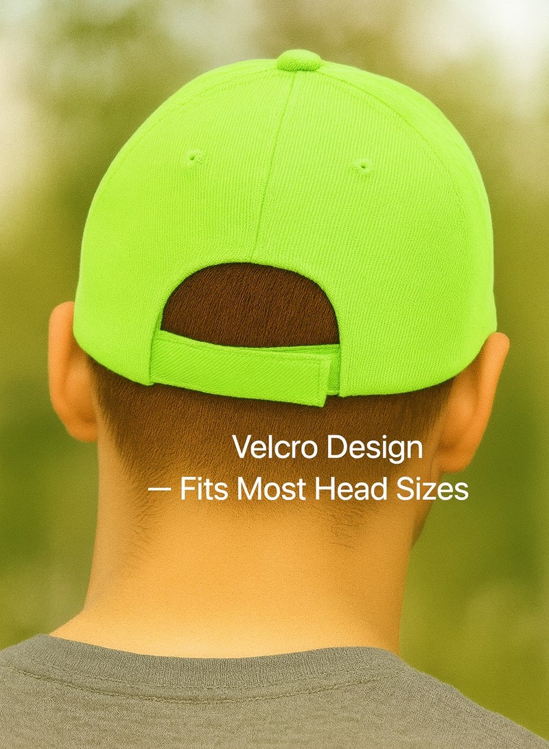 SARAOONT 12 Pcs Neon Baseball Caps for Women Men Baseball Hat Adjustable Sports Caps for Adults Outdoor Activities - Image 4