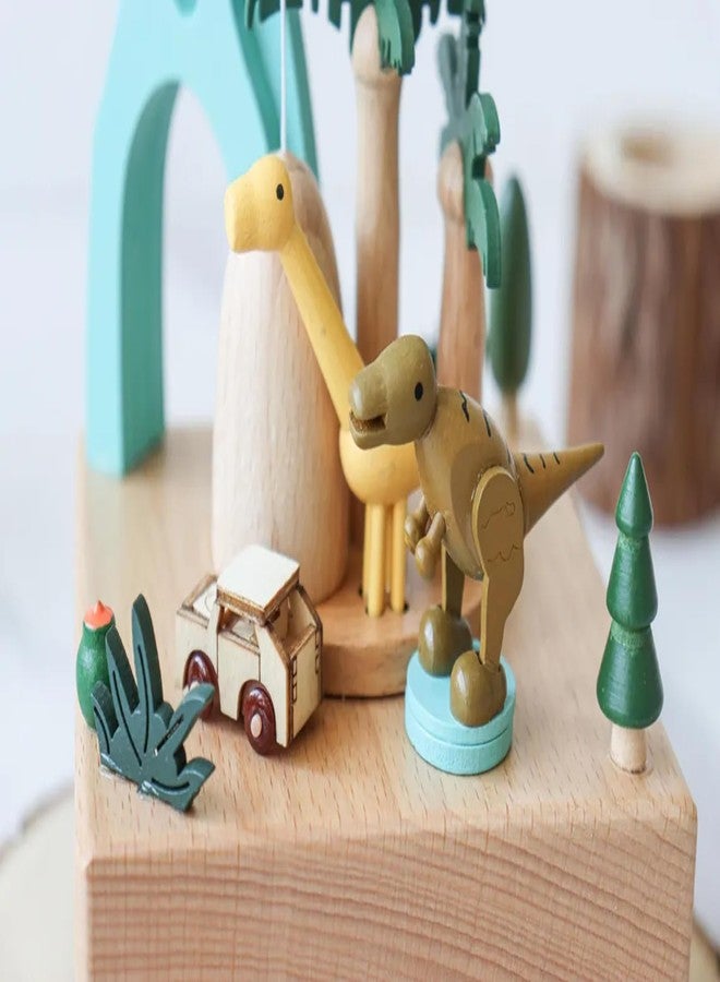 AUGEN Exclusive Music Box Musical 360 rotatable Carousel Children's Wooden Men and Women Birthday Creative Christmas Valentine's Day Gift Home Decoration (1086F3) - Image 3
