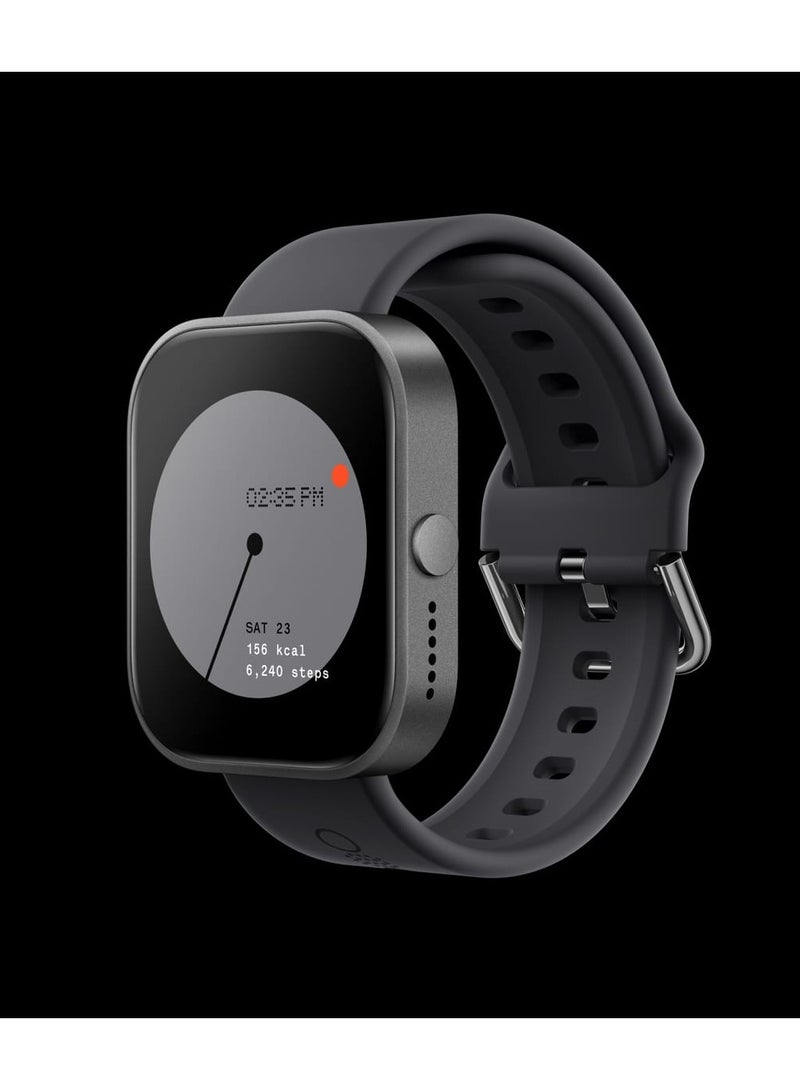 CMF Pro Smart Watch Battery saving mode up to 13 days 340mAh Bluetooth connection Dark gray color Water resistant Heart rate and blood oxygen saturation sensor - Image 2