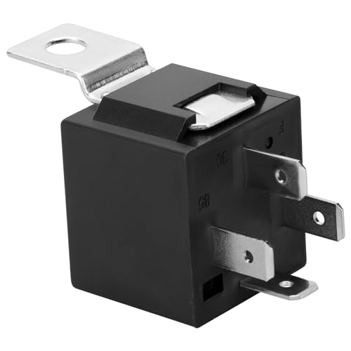 Weasch 4 Pack JD1912 Car Relay, 12V 40A, 4 Pins SPST, Automotive Switches and Starters, Waterproof Relay for Boat Tractor Truck Motorcycle (4) - Image 3