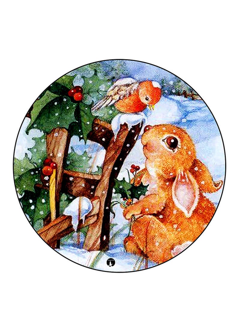 RKN A Rabbit Printed Fridge Magnet Multicolour - Image 1