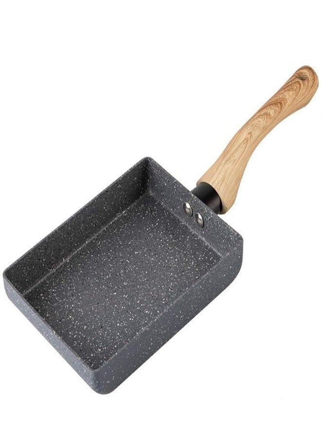 istore Japanese Tamagoyaki Omelette Frying Pan – Nonstick Rectangular Egg Roll Pan with Wooden Handle, Cooktop Safe & Easy to Clean, Ideal for Pancakes, Crepes, Omelettes and Fried Eggs Cooking - Image 1