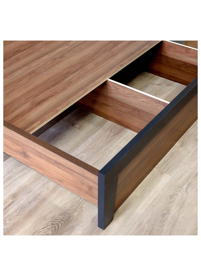 DANUBE HOME Martina Bed + Dresser And Stool Set King Size Bed Frame And Dresser Set Sturdy Modern Design Wooden Double Bedroom Set Furniture Comfortable Bedset For Bed Room Columbia  - Image 2