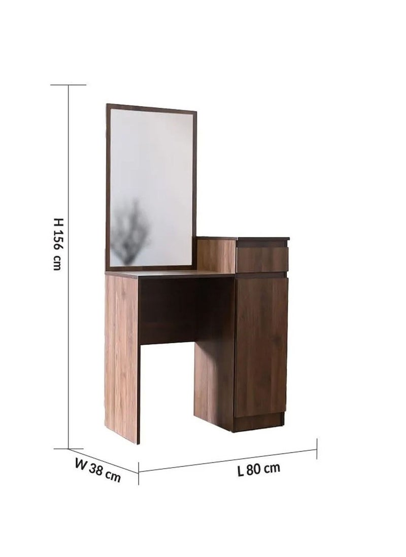 DANUBE HOME - Martina Bed + Dresser And Stool Set King Size Bed Frame And Dresser Set Sturdy Modern Design Wooden Double Bedroom Set Furniture Comfortable Bedset For Bed Room Columbia - Image 1