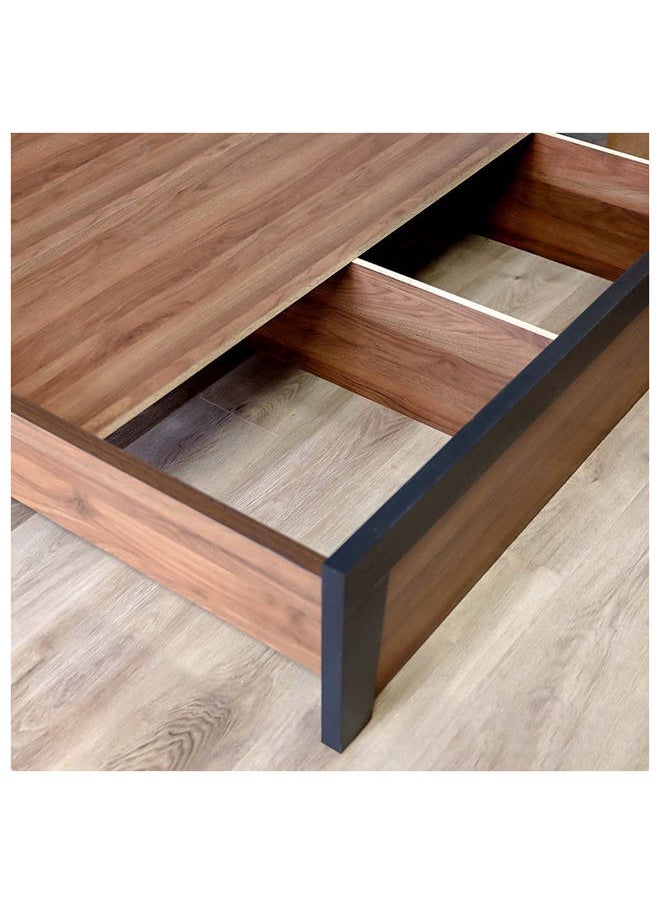 DANUBE HOME - Martina Bed + Dresser And Stool Set King Size Bed Frame And Dresser Set Sturdy Modern Design Wooden Double Bedroom Set Furniture Comfortable Bedset For Bed Room Columbia - Image 1