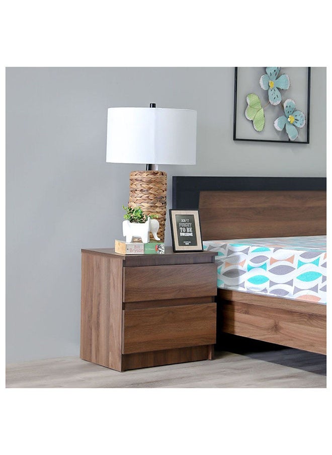 DANUBE HOME - Martina Bed + Dresser And Stool Set King Size Bed Frame And Dresser Set Sturdy Modern Design Wooden Double Bedroom Set Furniture Comfortable Bedset For Bed Room Columbia - Image 1