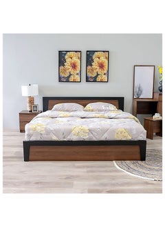 Martina Bed + Dresser And Stool Set King Size Bed Frame And Dresser Set Sturdy Modern Design Wooden Double Bedroom Set Furniture Comfortable Bedset For Bed Room Columbia