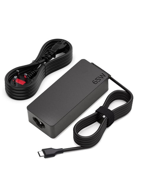 XSEVEN 65W USB-C Power Adapte, Multi-Device Compatibility with ThinkPad, Yoga,HP Chromebook, Dell XPS, ASUS,Acer,HUAWEI,Samsung,and More Smart PD Wall Laptop Power Supply(Type C) for Efficient
