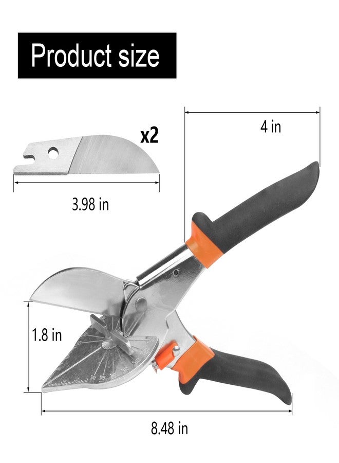 Bestong Angle Mitre Shear Cutter - Multifunctional Tool for Angular Cutting of Plastic, PVC, and Molding Trim - Image 3