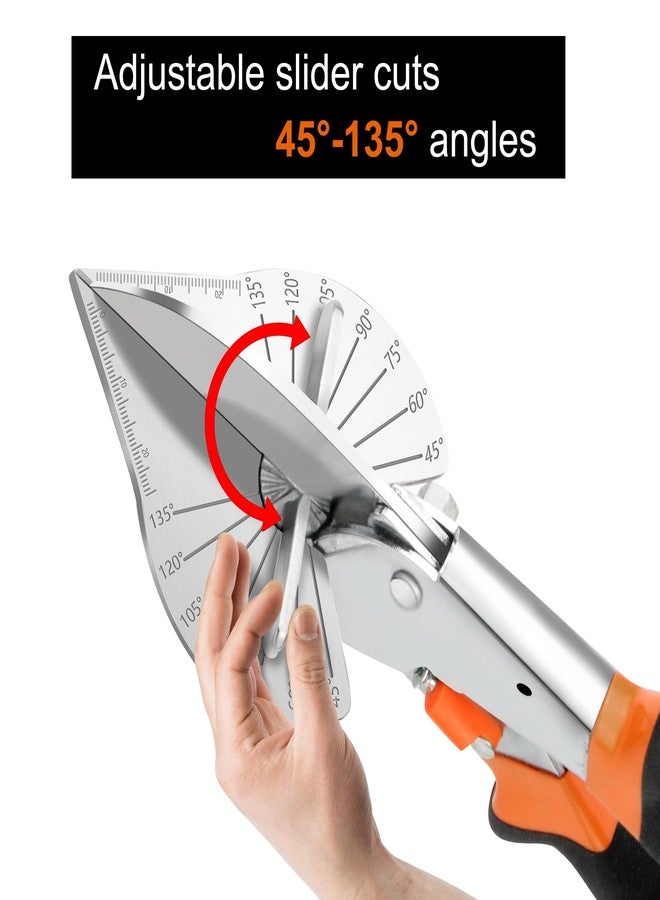 Bestong Angle Mitre Shear Cutter - Multifunctional Tool for Angular Cutting of Plastic, PVC, and Molding Trim - Image 5