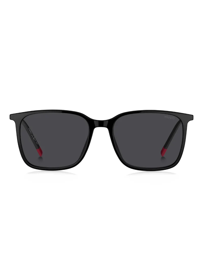 هوجو Men's UV Protection Sunglasses Hg 1270/Cs Black 40.2 - Lens Size: 53 Mm