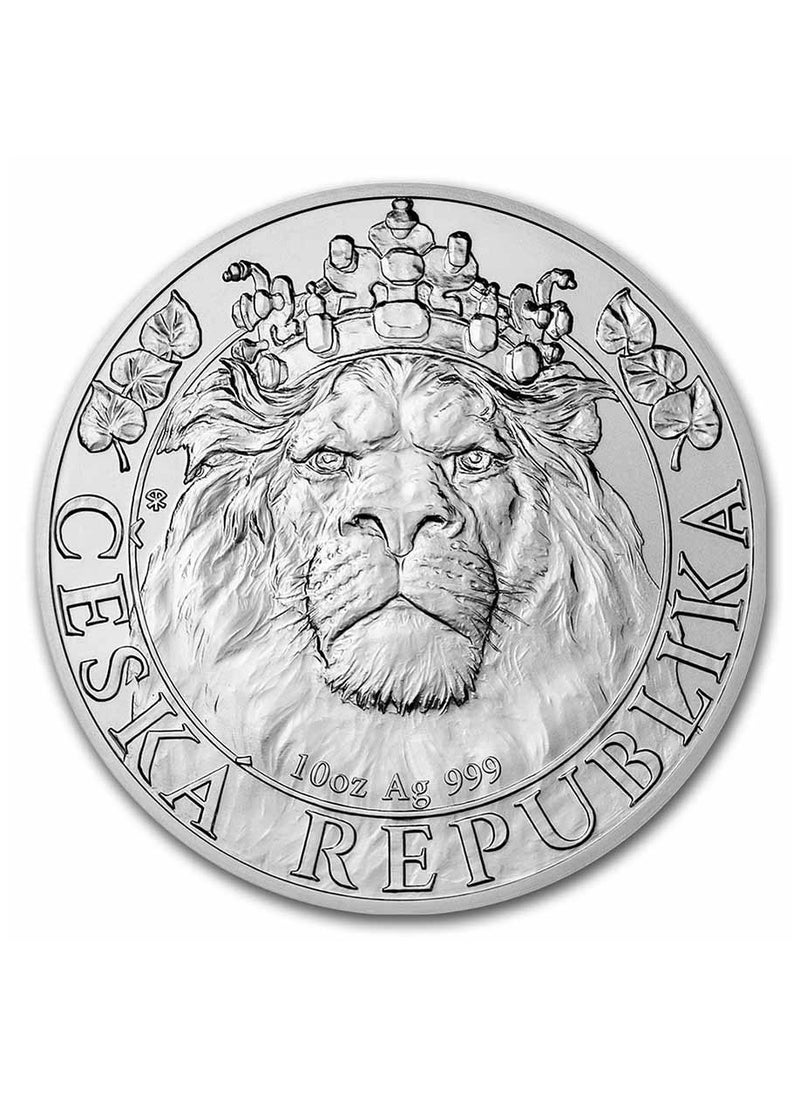 ABConcept Czech Lion Silver 10 oz Coin  - Image 1