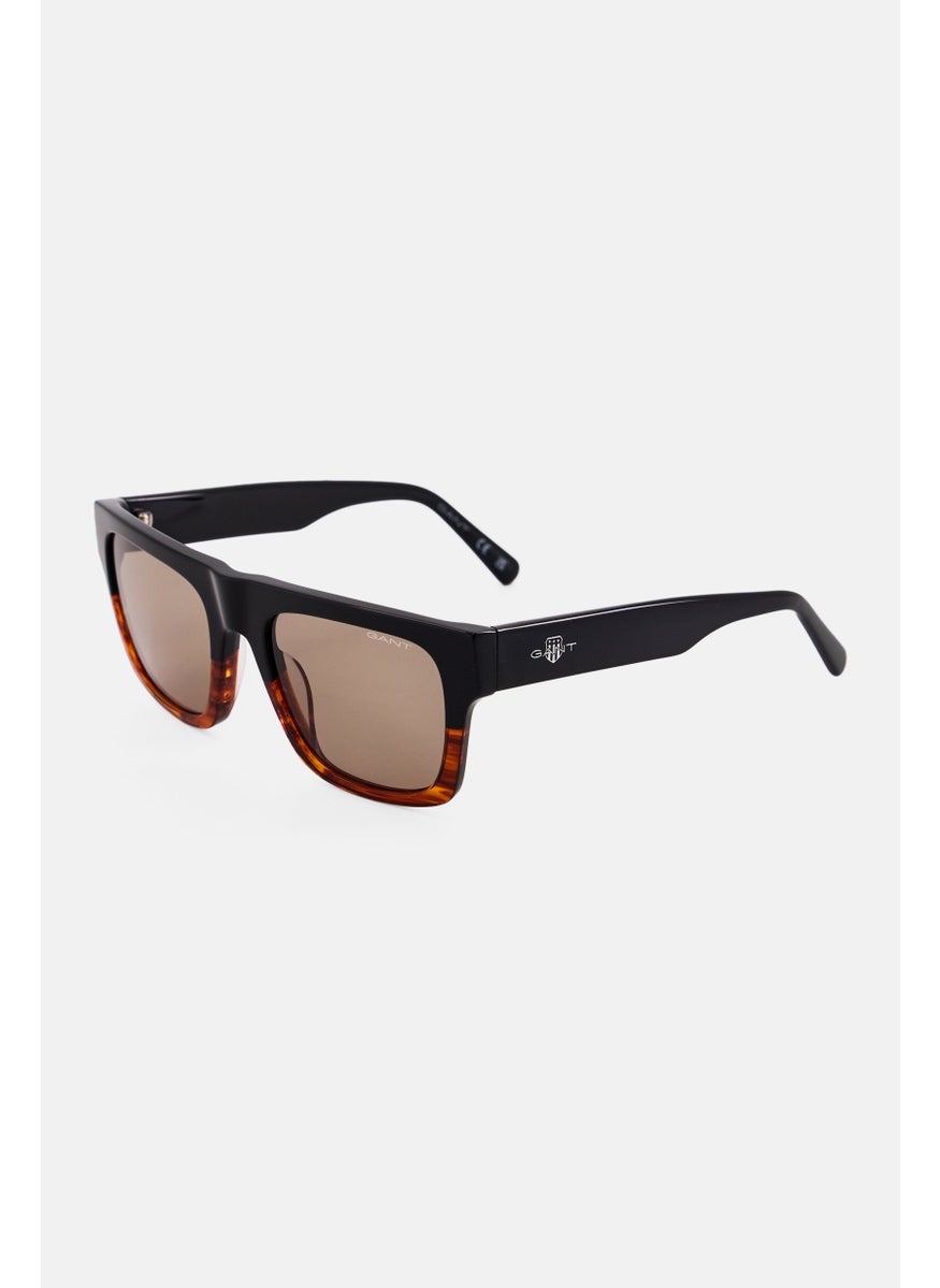 GANT Men GA7231 Square Sunglasses, Black  - Image 3