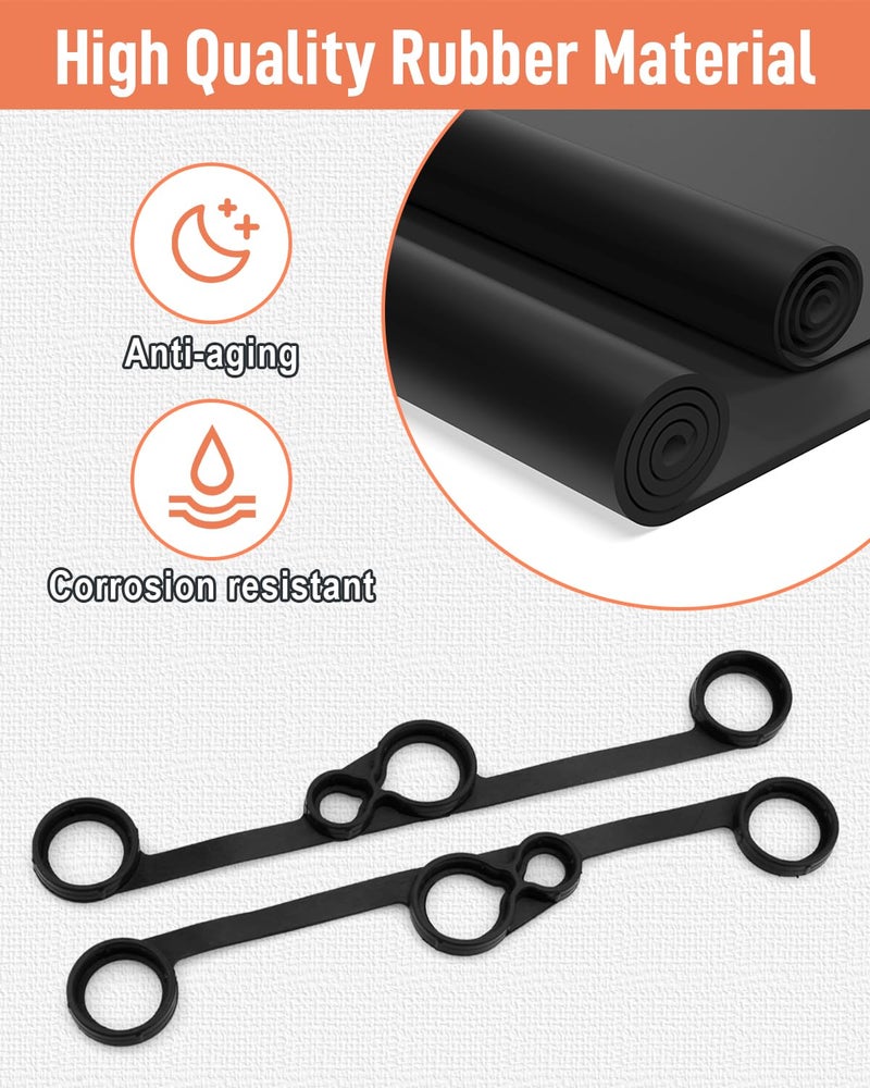 Quaneguzy Engine Valve Cover Gasket Kit Fit for Infiniti G37 Q40 Q50 Q60 QX50 QX70 M37 2008-2020 Replace #13270-EY01A 13270-EY01B 13271-EY00A Valve Cover Gasket Set - Image 5