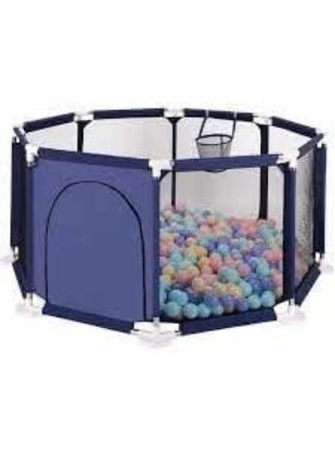 Foldable Baby Kids Playpen Activity Center Room Fitted Floor Baby Kids Safety Protection Care Playpen Tent Crawling Game Folding Fence Toys  - Image 2