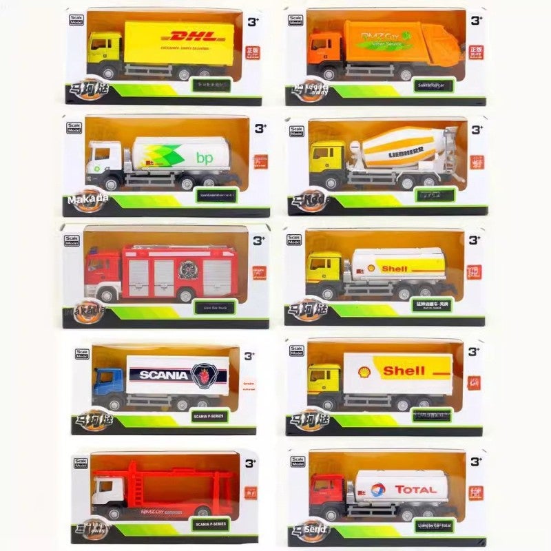 Alloy Model Car 1:64 Scale Scania Truck - Detailed Replica with Educational Value for Teens Aged 14 and Above - Image 2