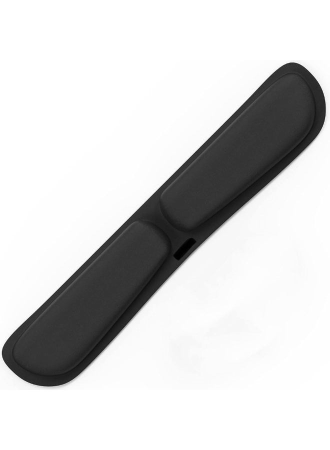 Keyboard Wrist Rest medical Pad for Easy Typing Pain Relief Keyboard Wrist Rest Memory Foam Wrist Rest for Office/Gaming/Computer/Laptop/Mouse Wrist Rest Pad Support Gaming (Black), - Image 1