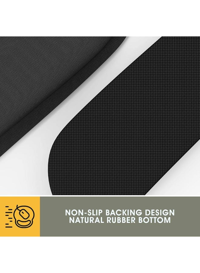 Keyboard Wrist Rest medical Pad for Easy Typing Pain Relief Keyboard Wrist Rest Memory Foam Wrist Rest for Office/Gaming/Computer/Laptop/Mouse Wrist Rest Pad Support Gaming (Black), - Image 5