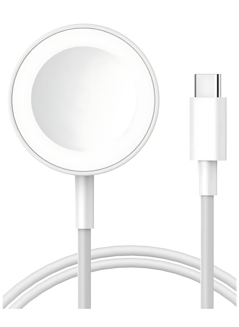 Applicable to Apple Watch Charger USB C Magnetic Fast iWatch Charger Portable Compatible with iWatch Ultra/Series 11/10/9/8/7/6/SE/SE2/5/4/3/2/1（1M） - Image 5