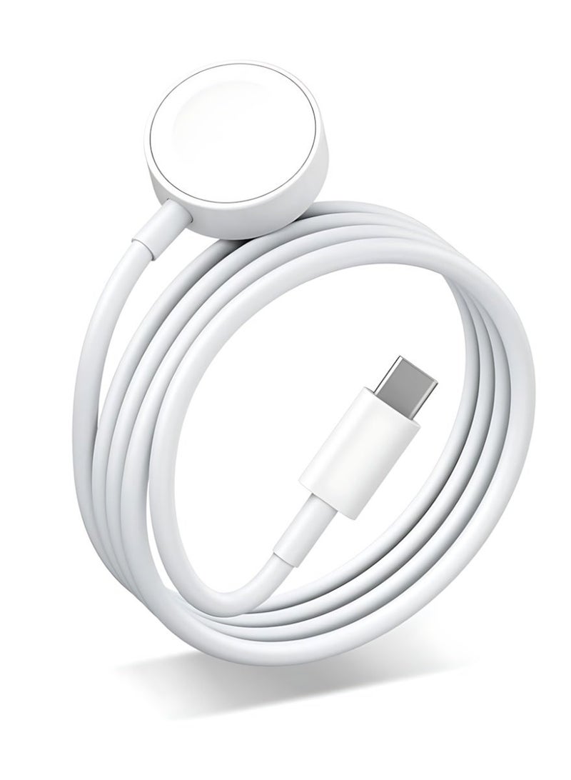 Applicable to Apple Watch Charger USB C Magnetic Fast iWatch Charger Portable Compatible with iWatch Ultra/Series 11/10/9/8/7/6/SE/SE2/5/4/3/2/1（1M） - Image 3