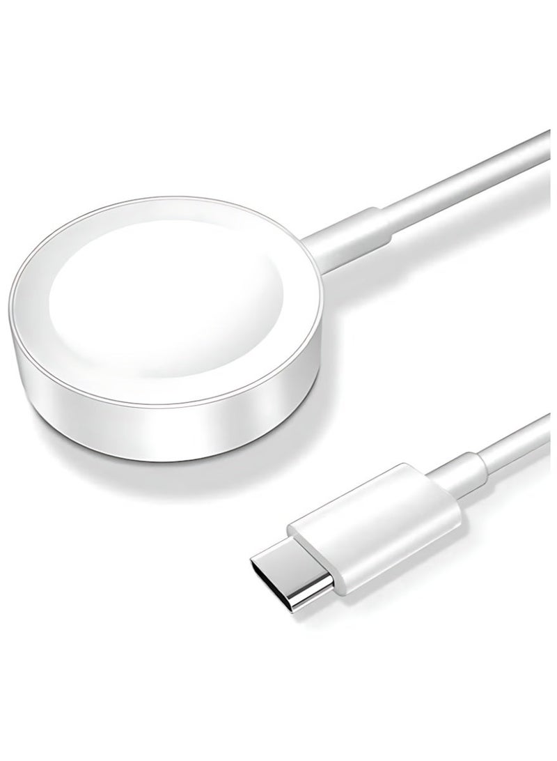 Applicable to Apple Watch Charger USB C Magnetic Fast iWatch Charger Portable Compatible with iWatch Ultra/Series 11/10/9/8/7/6/SE/SE2/5/4/3/2/1（1M） - Image 2