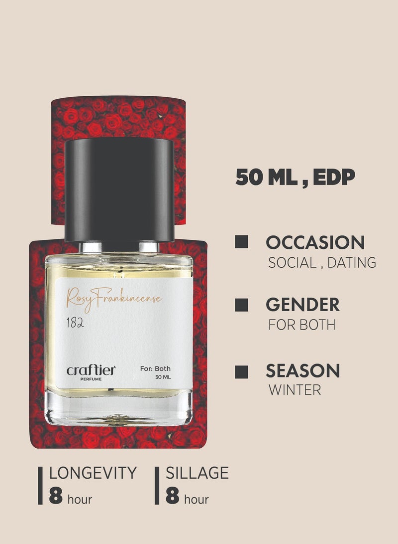 Craftier Perfume ROSY FRANKINCENSE - Inspired of-GUIDANCE 46, Eau De Parfum for Men & Women - 50ml, Long Lasting Oriental Fragrance Upto 48 Hrs, Travel Size Unisex Perfume - Image 5