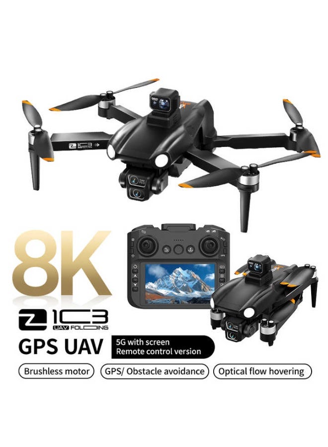 ELTRAZONE Z103 Drone 8K Wide-angle Camera 3400mah Battery 4.5-inch Screen Remote Control GPS Aerial Photography Drone - Image 5