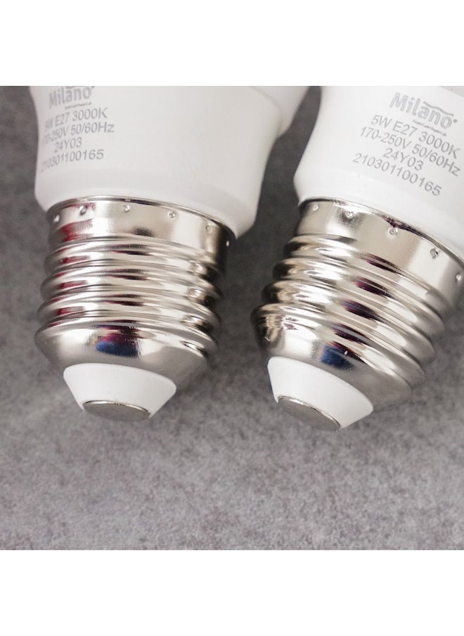 DANUBE HOME Danube Home Milano LED Bulb 2Pcs Set 5W E-27 3000K | Light Bulbs Energy Saving Lamp For Living Room Bedroom Dining Room Offices  - Image 3