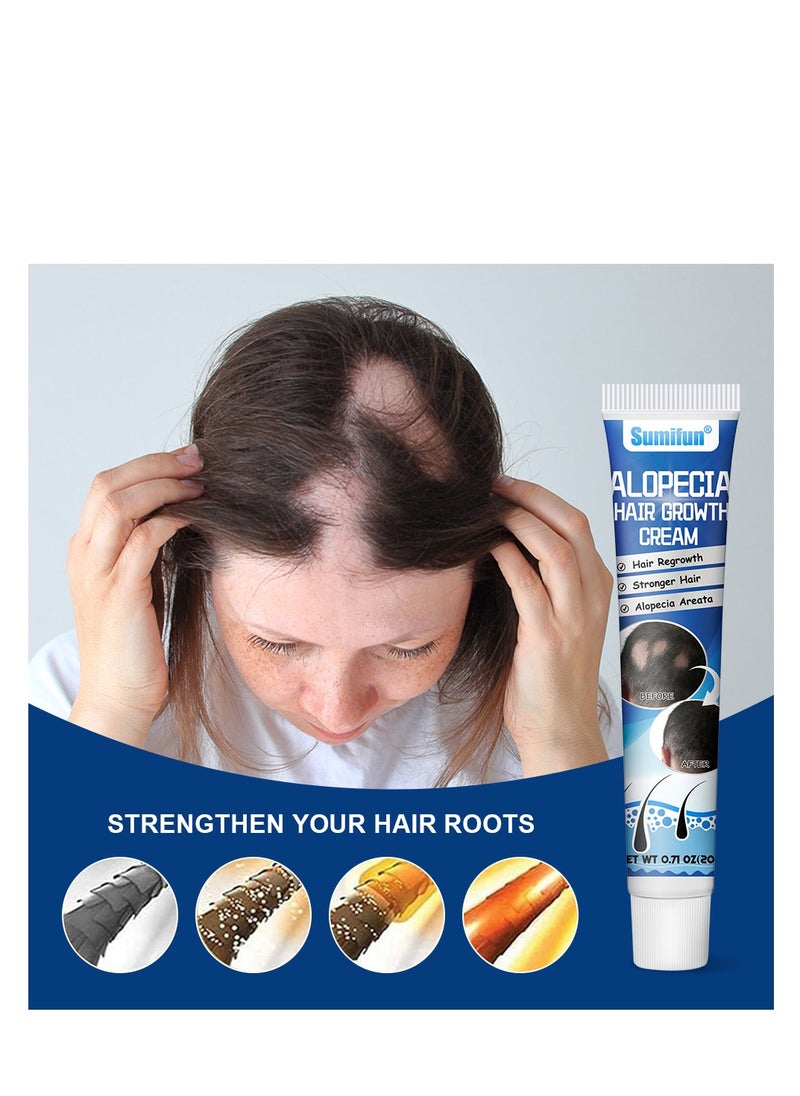 Sumifun - 20g Alopecia Hair Growth Cream for Promote Men's Hair Growth,Prevent Hair Loss,Care for Hair - Image 1