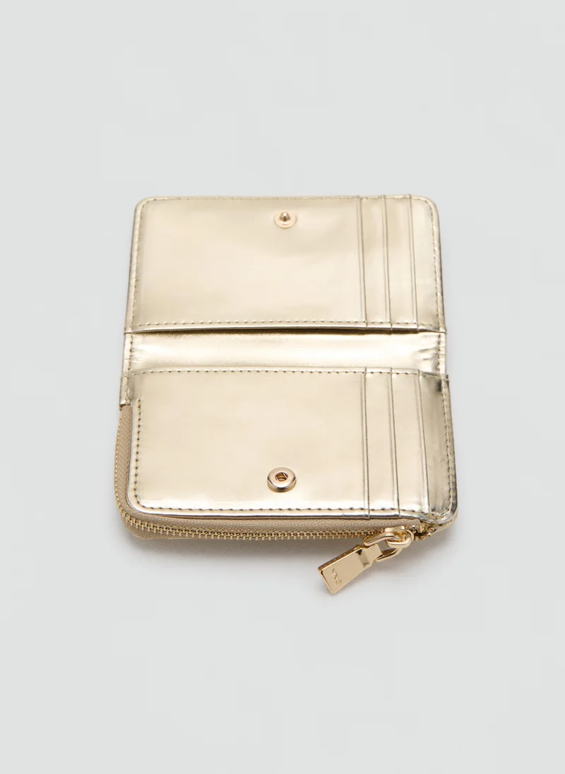 MANGO Small padded wallet