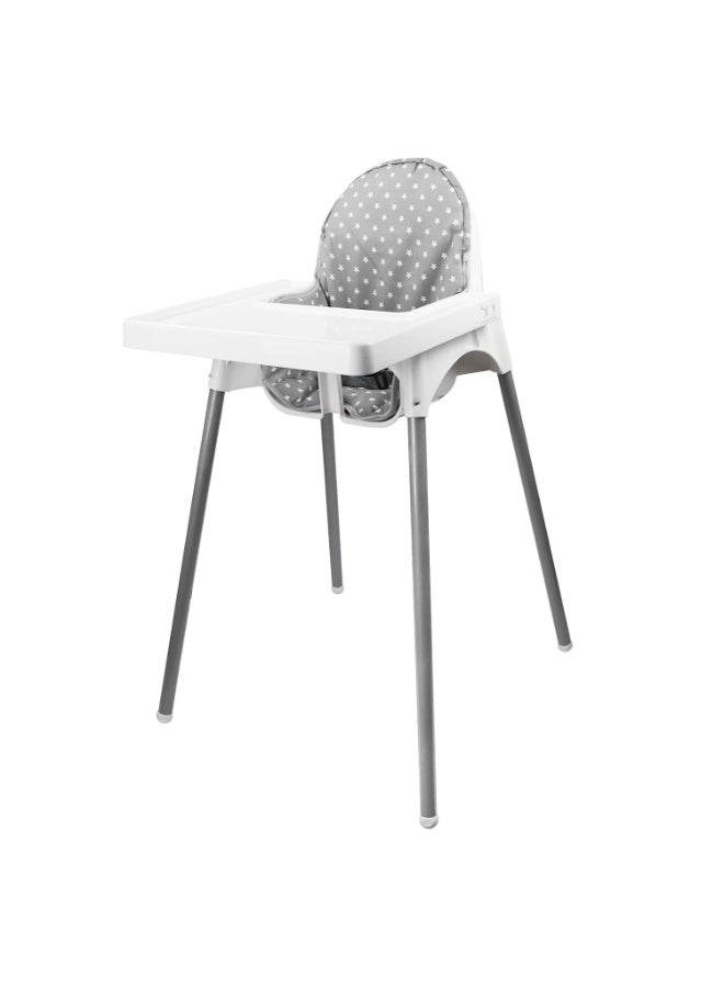 Twoworld High Chair Cushion for IKEA Antilop Highchair, Baby High Chair Seat Cover Liner Mat Pad Cushion for IKEA Antilop High Chair (Fashion Gray) - Image 2