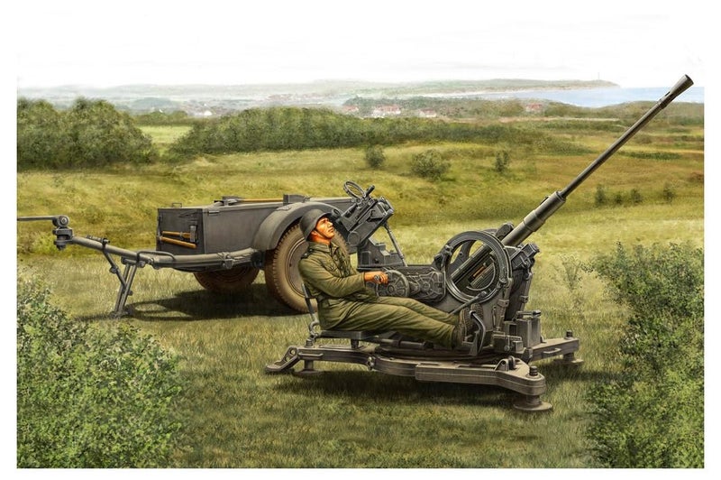 Hobby Boss 2Cm Flak38 Late VersionSd Ah 51 135 Armor Model Kit - Image 2