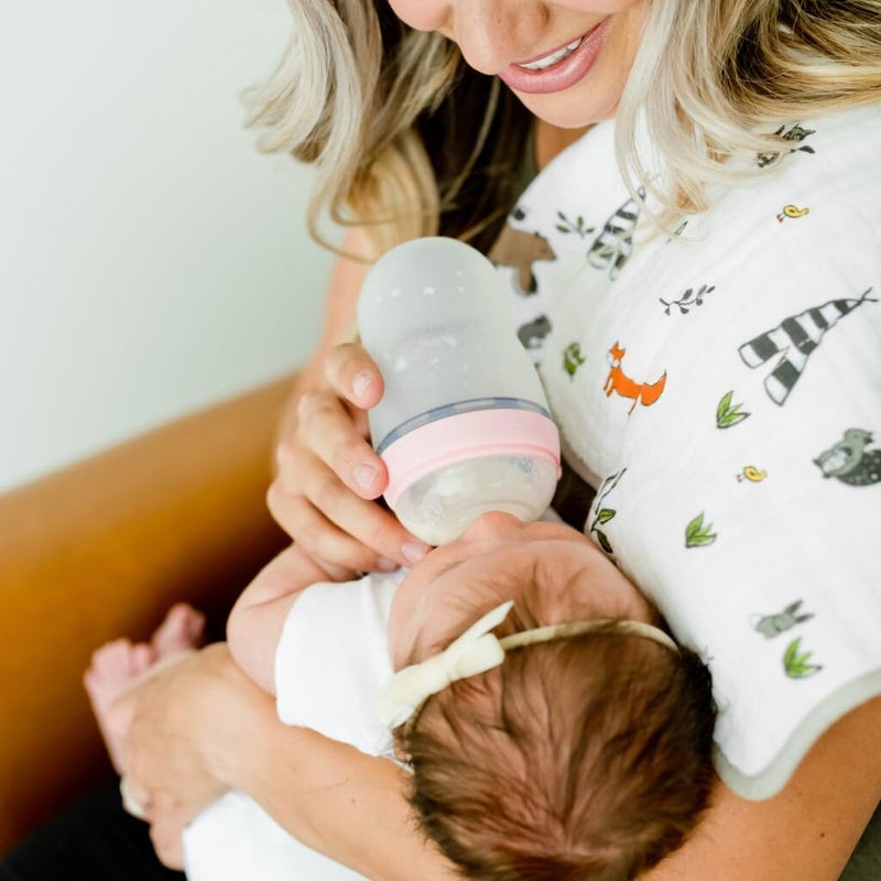 Little Unicorn Cotton Muslin Burp Cloths - Forest Friends 2 Pack - Image 5