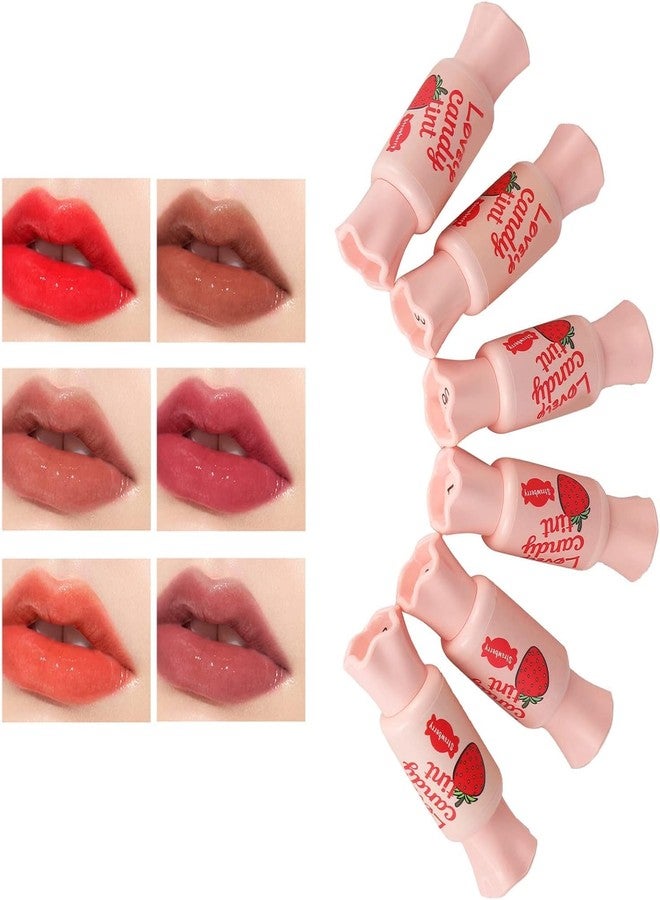 VBA Toffee Shape Lovely Candy Lip Tint Long Lasting Lipgloss Waterproof Liquid Lipstick Non-stick Matte Finish Lip Glaze Unique Design (SHADE 1-6 (PACK OF 6), MEDIUM) - Image 2