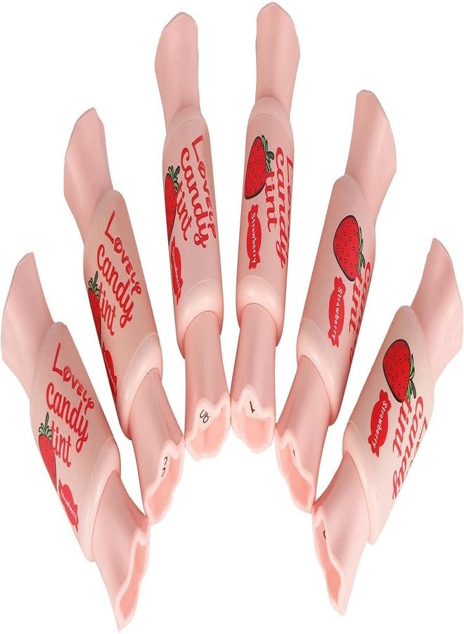 VBA Toffee Shape Lovely Candy Lip Tint Long Lasting Lipgloss Waterproof Liquid Lipstick Non-stick Matte Finish Lip Glaze Unique Design (SHADE 1-6 (PACK OF 6), MEDIUM) - Image 1