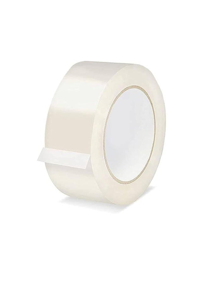 MOMENT [1 Roll] Clear Packing Tape, [2 Inches X 50 Yards] Strong Heavy Duty Packaging Tape For Sealing Parcel Boxes, Moving Boxes Houses, Large Postal Bags, Office Supplies - Image 1