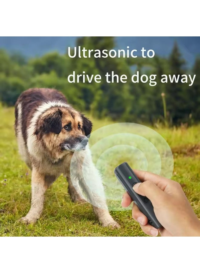 Ultrasonic Pet Dog Cat Repeller Anti Barking Stop Bark Training Device Adapter Trainer LED Ultrasonic with Flashlight Repellent - Image 5