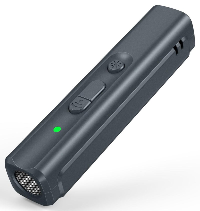 جهاز طرد الحيوانات الأليفة الكلاب والقطط بالموجات فوق الصوتية مضاد للنباح جهاز تدريب على التوقف عن النباح محول مدرب LED بالموجات فوق الصوتية مع مصباح يدوي طارد - Image 1