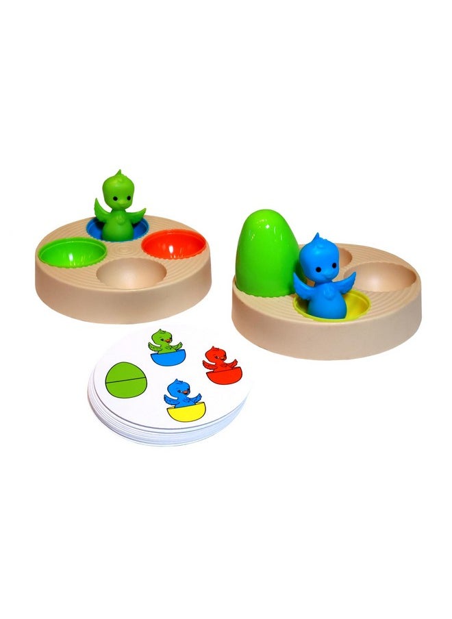 Duck Duck Goose - Color Sorting & Shape Stacking Board Game Challenge. Educational & Fine Motor Skills Learning Fun For Ages 3+, Toddlers & Preschoolers! No Batteries Required