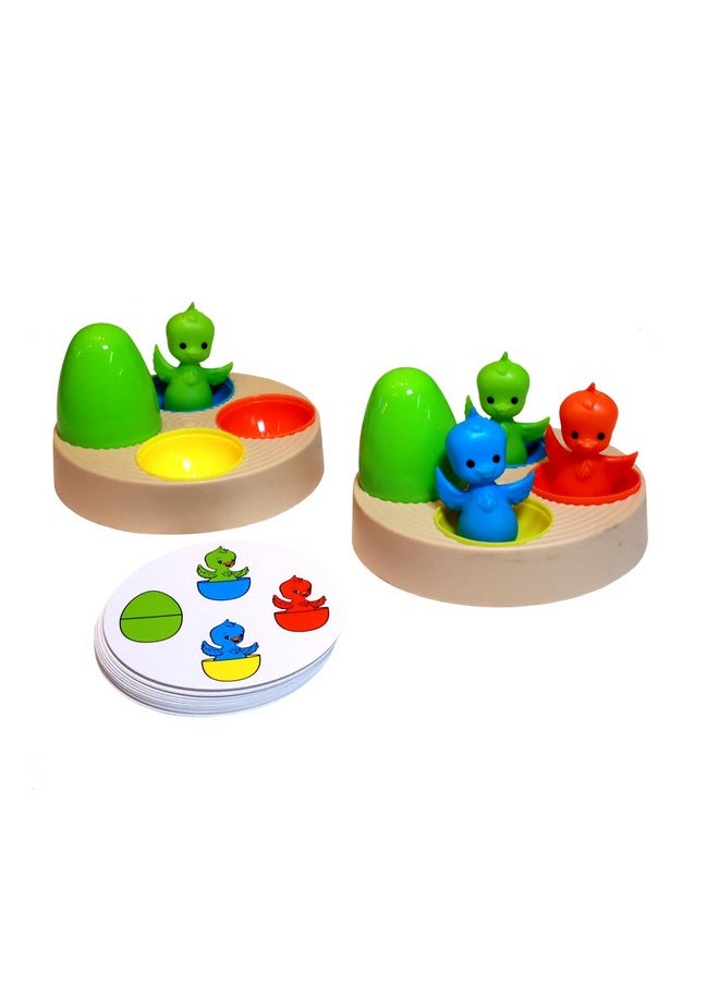 Duck Duck Goose - Color Sorting & Shape Stacking Board Game Challenge. Educational & Fine Motor Skills Learning Fun For Ages 3+, Toddlers & Preschoolers! No Batteries Required