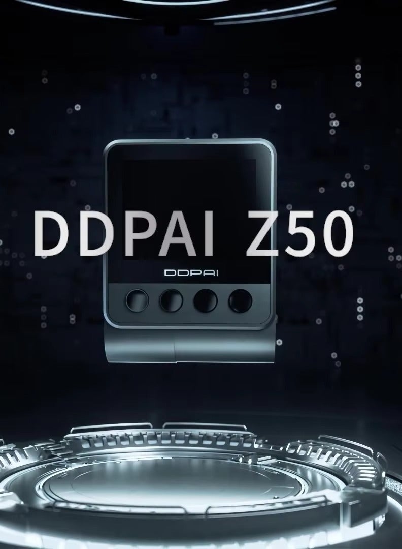 DDPAI Z50 4K Dash Cam Front and Rear, Built-in GPS WIFI 2160P Front 1080P Rear Daul Dash Camera for Cars Sony IMX415 Sensor Super Night Vision Dual Storage Design 24H Parking Mode G-Sensor Z50-GPS - Image 4