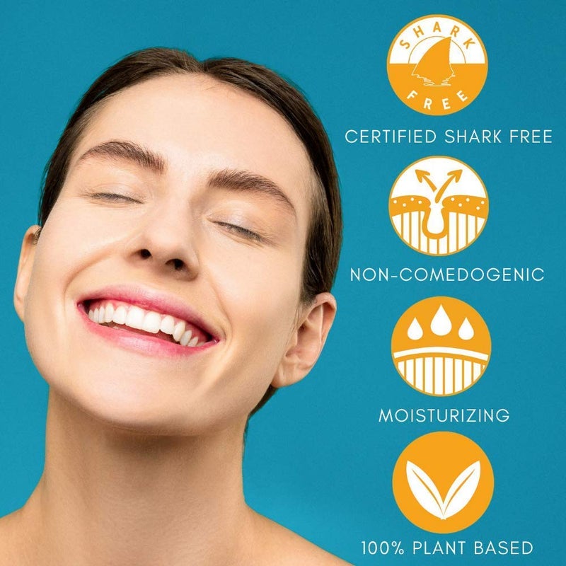 STREAM 2 SEA Squalane Olive Based, Reef Safe Certified Shark Free Plant Based Vitamin E Infused Face Moisturizer and Boosts Collagen Production, Biodegradable Skin and Hair Care, 2 Fl Oz - Image 4