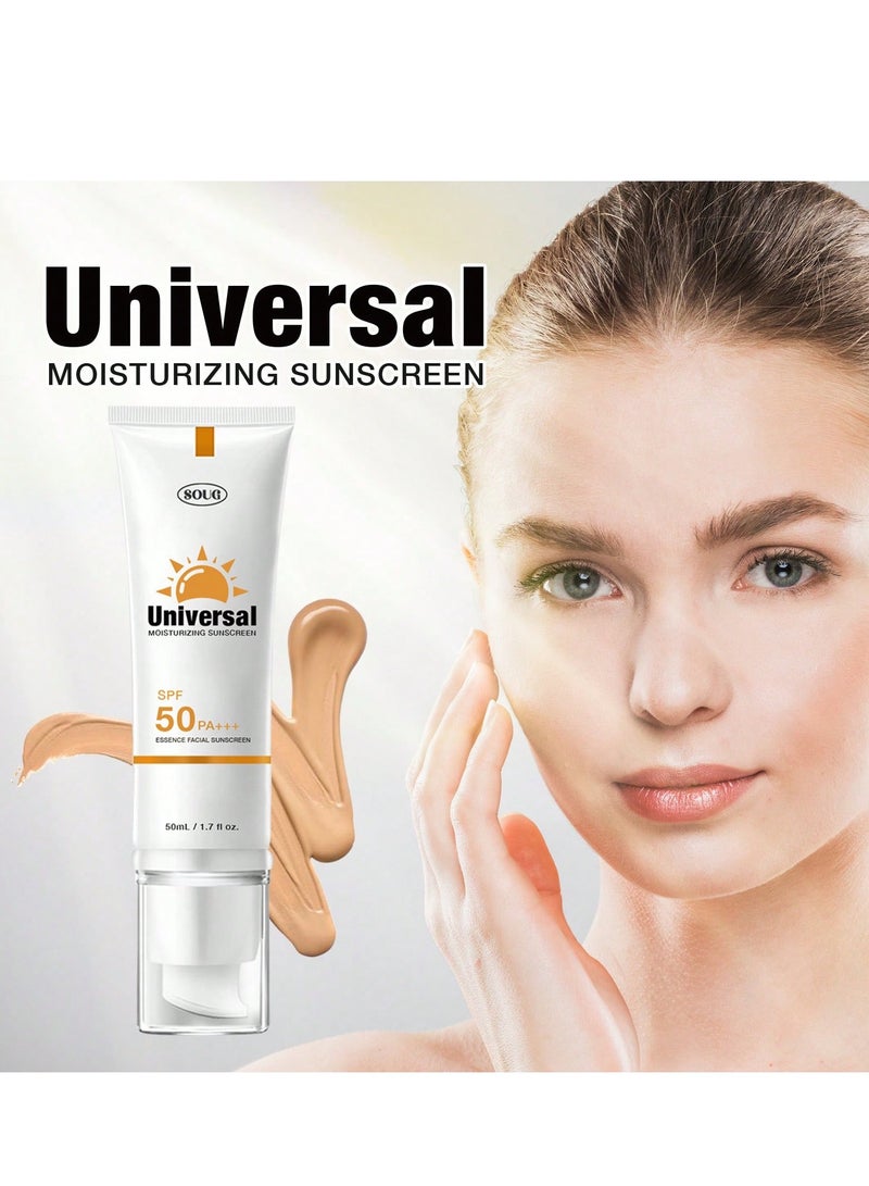 SOUG Sunscreen SPF 50+ PA+++, Glycerin-Hydrolyzed Collagen- Deep Protection, Long-Lasting UV Protection - A Powerful New Sunscreen Experience, Suitable For All Skin Types 50ml - Image 3
